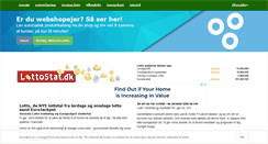 Desktop Screenshot of lottostat.dk